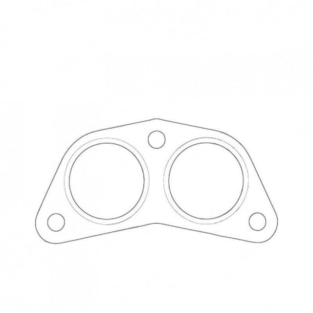 Flange Gasket - Suited For Mazda 929 DOHC rear muffler, (3 Bolts)