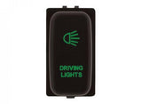 Hulk 4X4 - SWITCH PUSH BUTTON ON / OFF OE RPL 12V DRIVING LIGHT GREEN