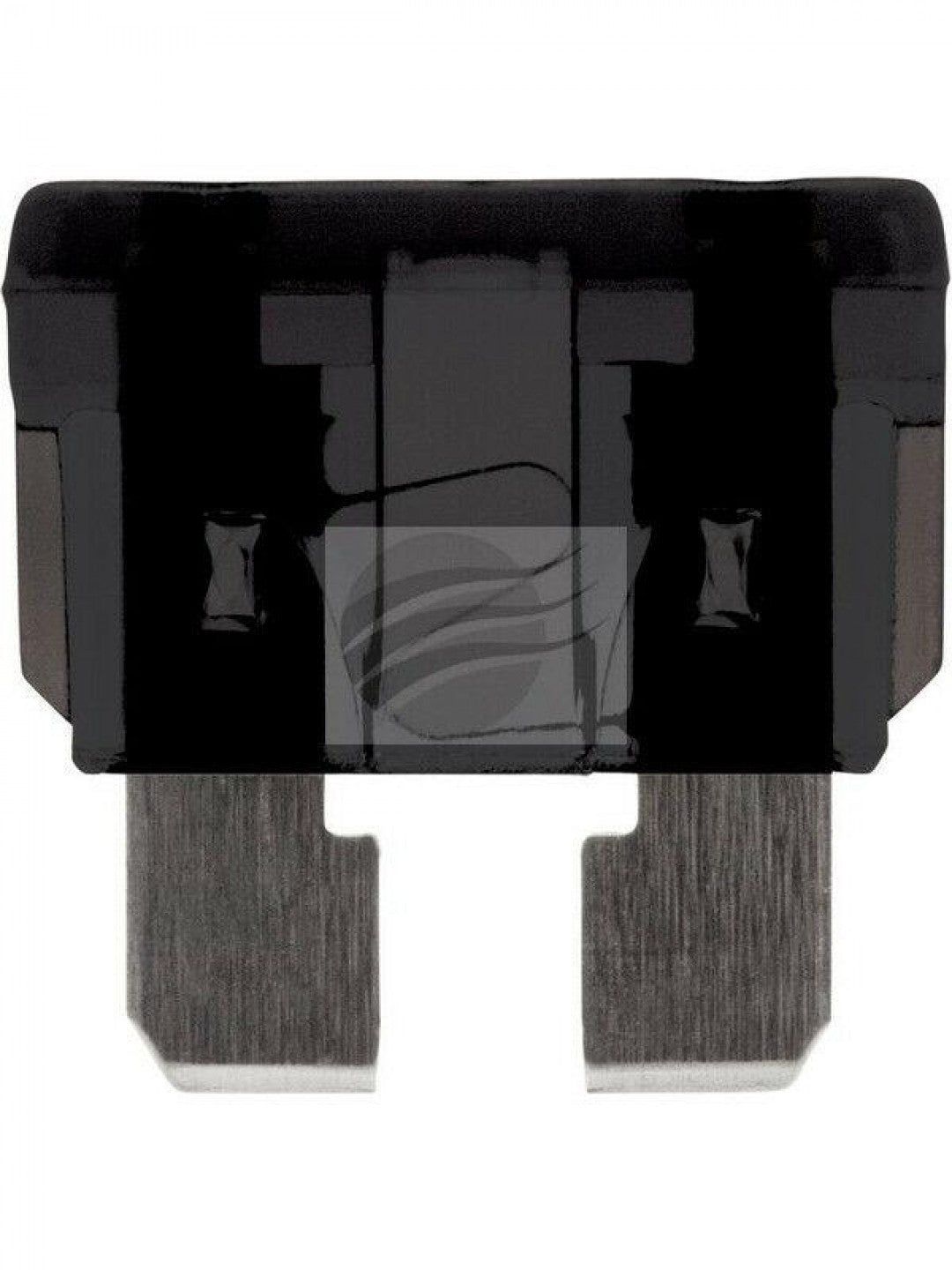 Jaylec - Pack Of 50 Std Blade Fuse 1 Amps Black Use Fu3001