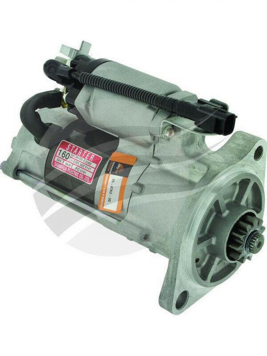 Jaylec - Starter 24 Volts Hino J08C J05C Sawafuji J07C N04C 5.0Kw High