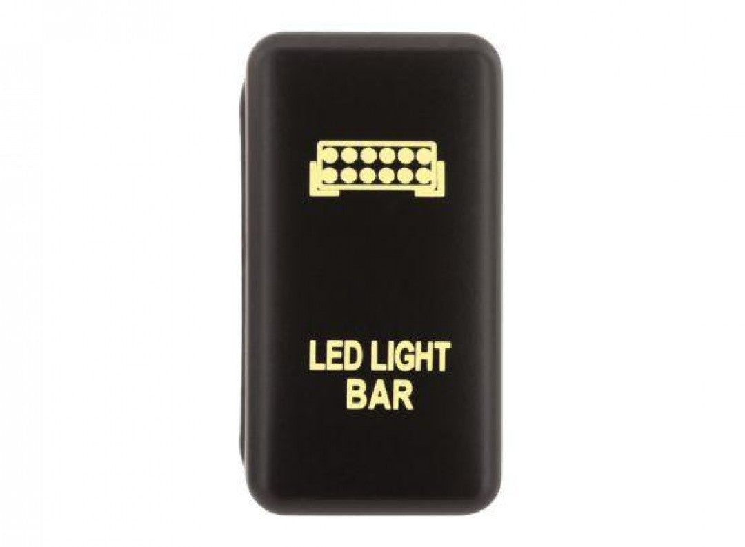 Hulk 4X4 - SWITCH PUSH BUTTON ON / OFF OE RPL 12V LIGHT BAR AMBER