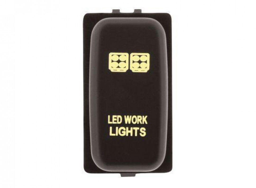 Hulk 4X4 - SWITCH PUSH BUTTON ON / OFF OE RPL 12V WORK LIGHT AMBER