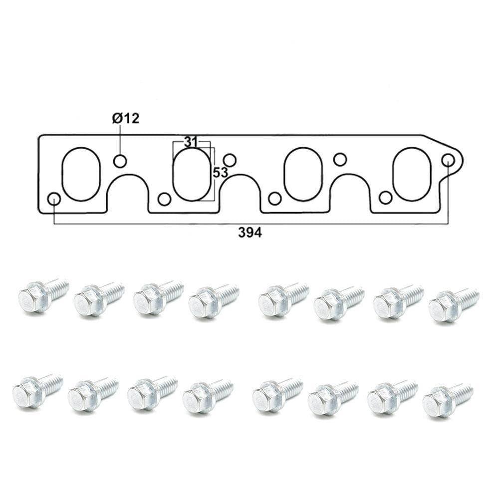 Ford Falcon Cleveland V8 2V 302 351 Exhaust Manifold Extractor Gaskets & Bolts