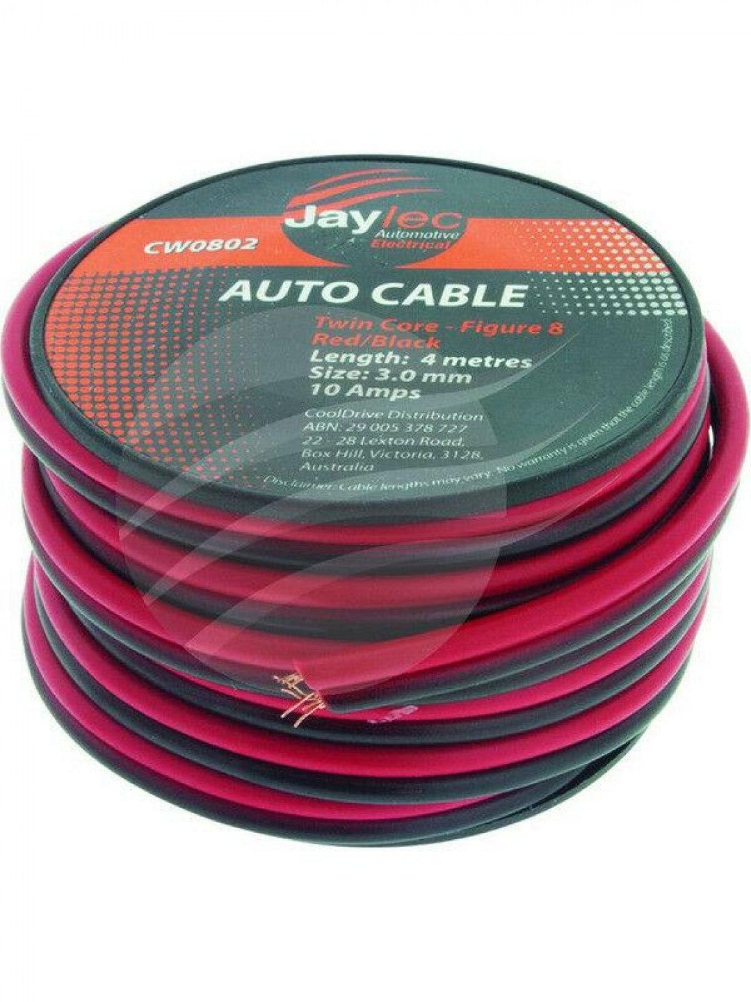 Jaylec - 3mm Speaker Cable Red Black 4 Metres