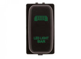 Hulk 4X4 - SWITCH PUSH BUTTON ON / OFF OE RPL 12V LIGHT BAR GREEN
