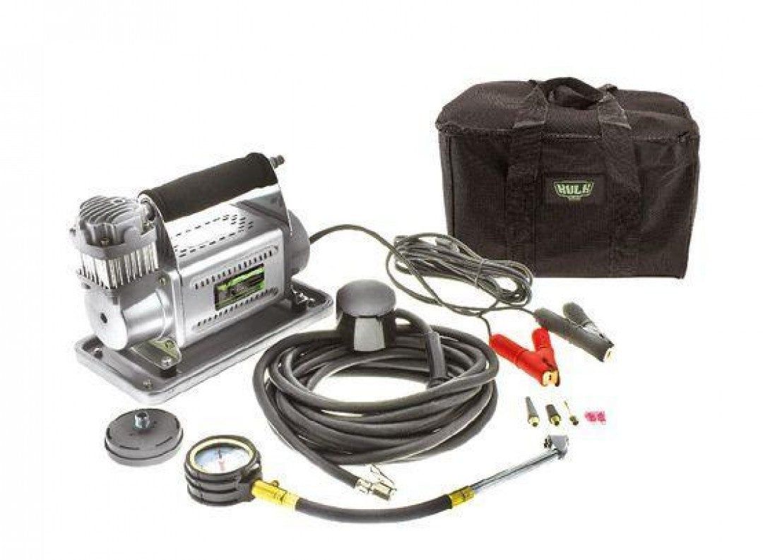 Hulk 4X4 - AIR COMPRESSOR KIT 150PSI 12v 72L / MINUTE WITH CARRY BAG