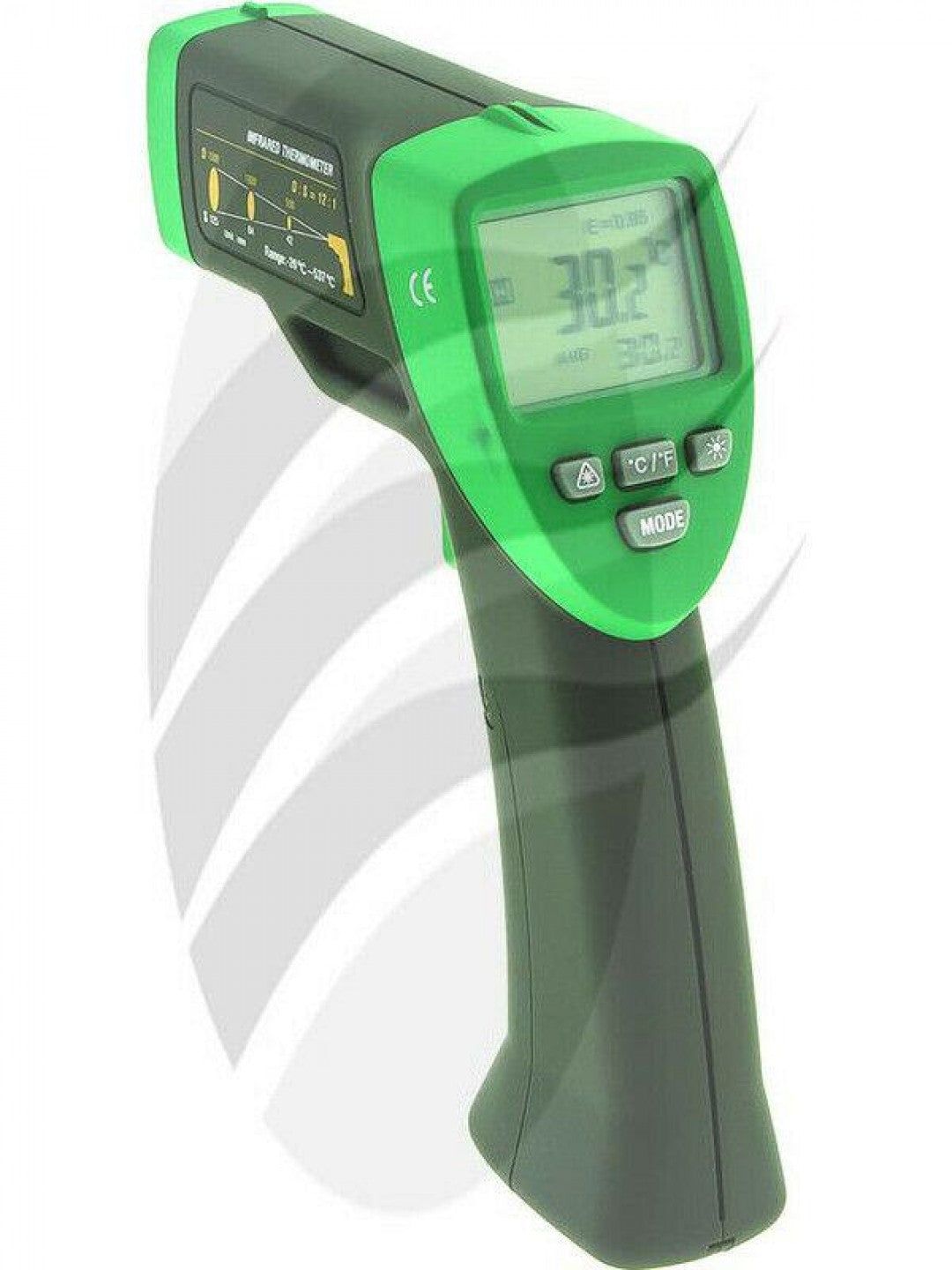 Jaylec - Laser Infrared Thermometer Non Contact -20C - +850C Range 9 Volts
