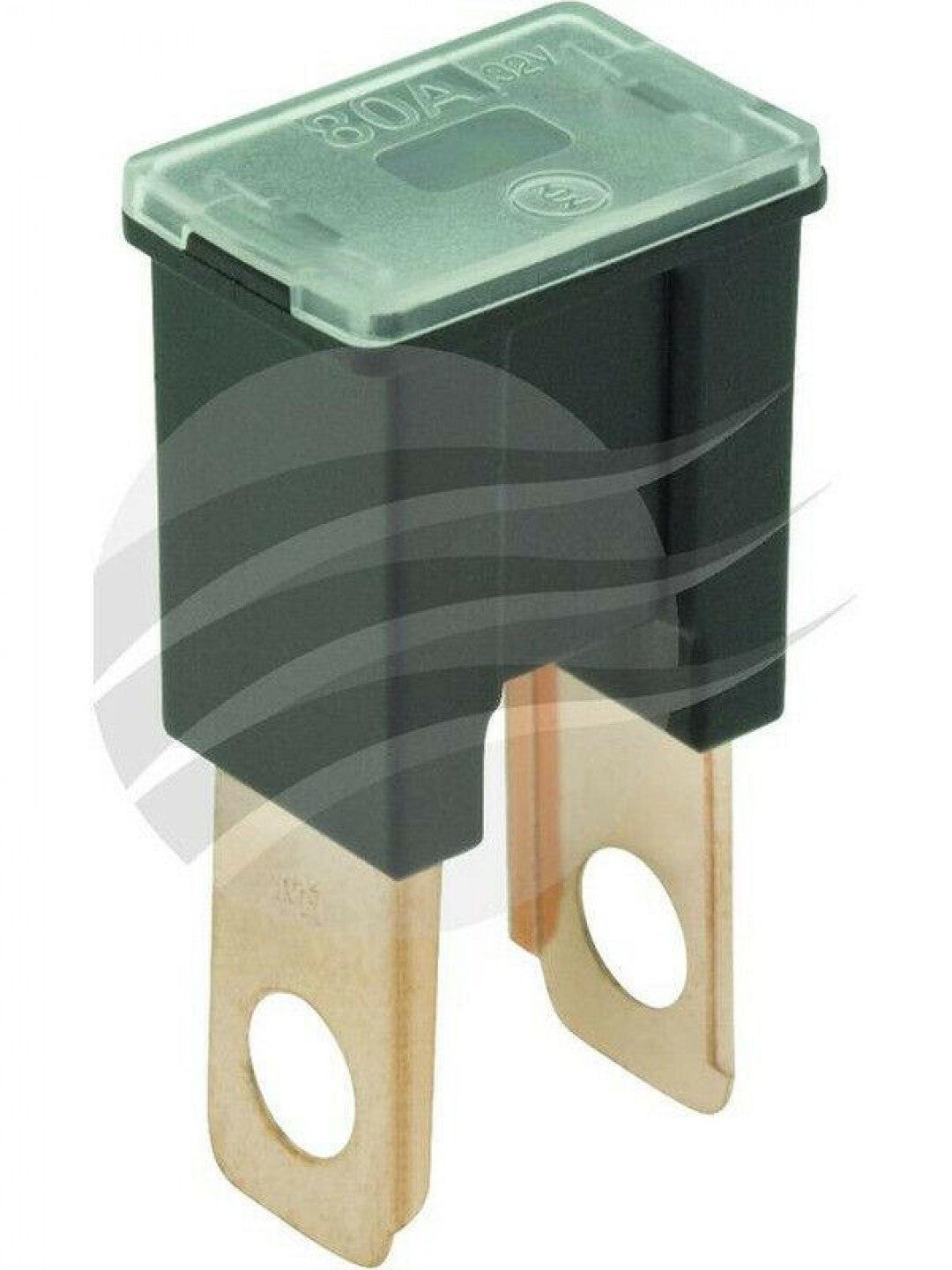 Jaylec - Male Fusible Link 80 Amps Straight Black Pack Of 1