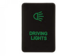 Hulk 4X4 - SWITCH PUSH BUTTON ON / OFF OE RPL 12V DRIVING LIGHT GREEN