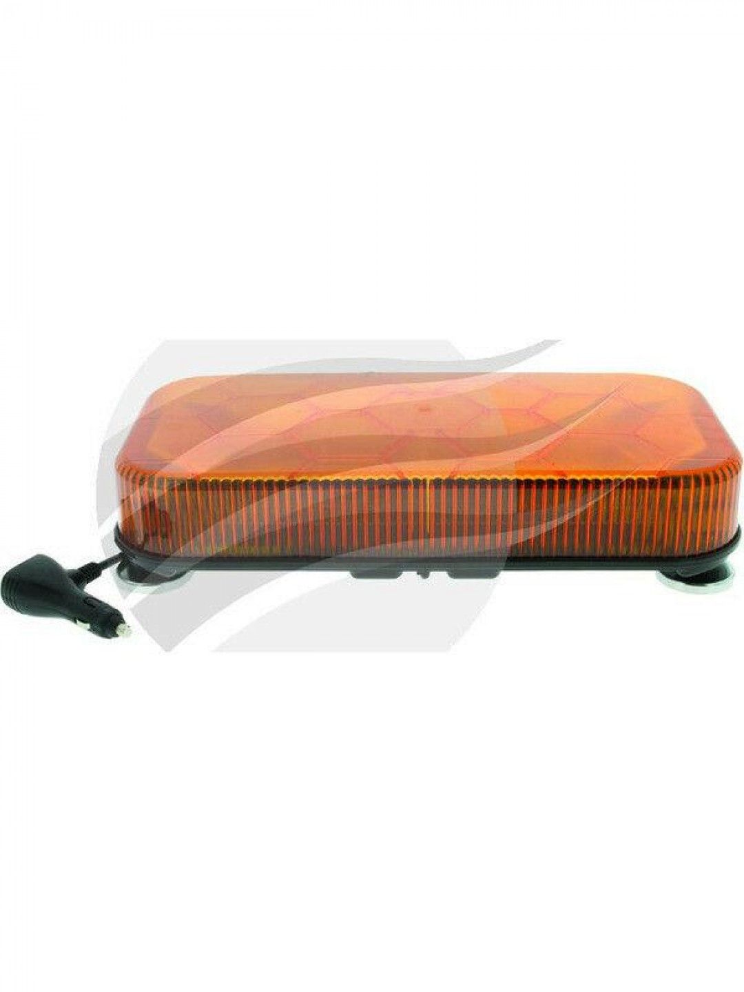 Jaylec - LED Amber Mini Lightbar 10-30 Volts Magnetic Mount 20 Selectable