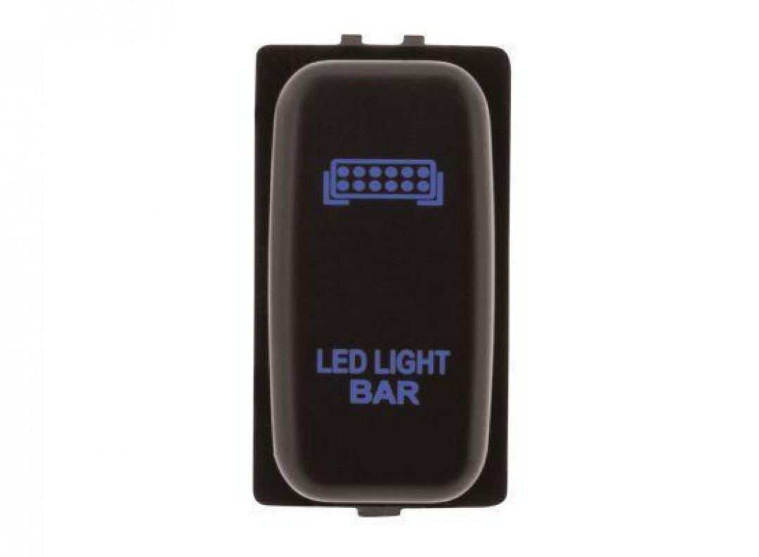 Hulk 4X4 - SWITCH PUSH BUTTON ON / OFF OE RPL 12V LIGHT BAR BLUE ILL