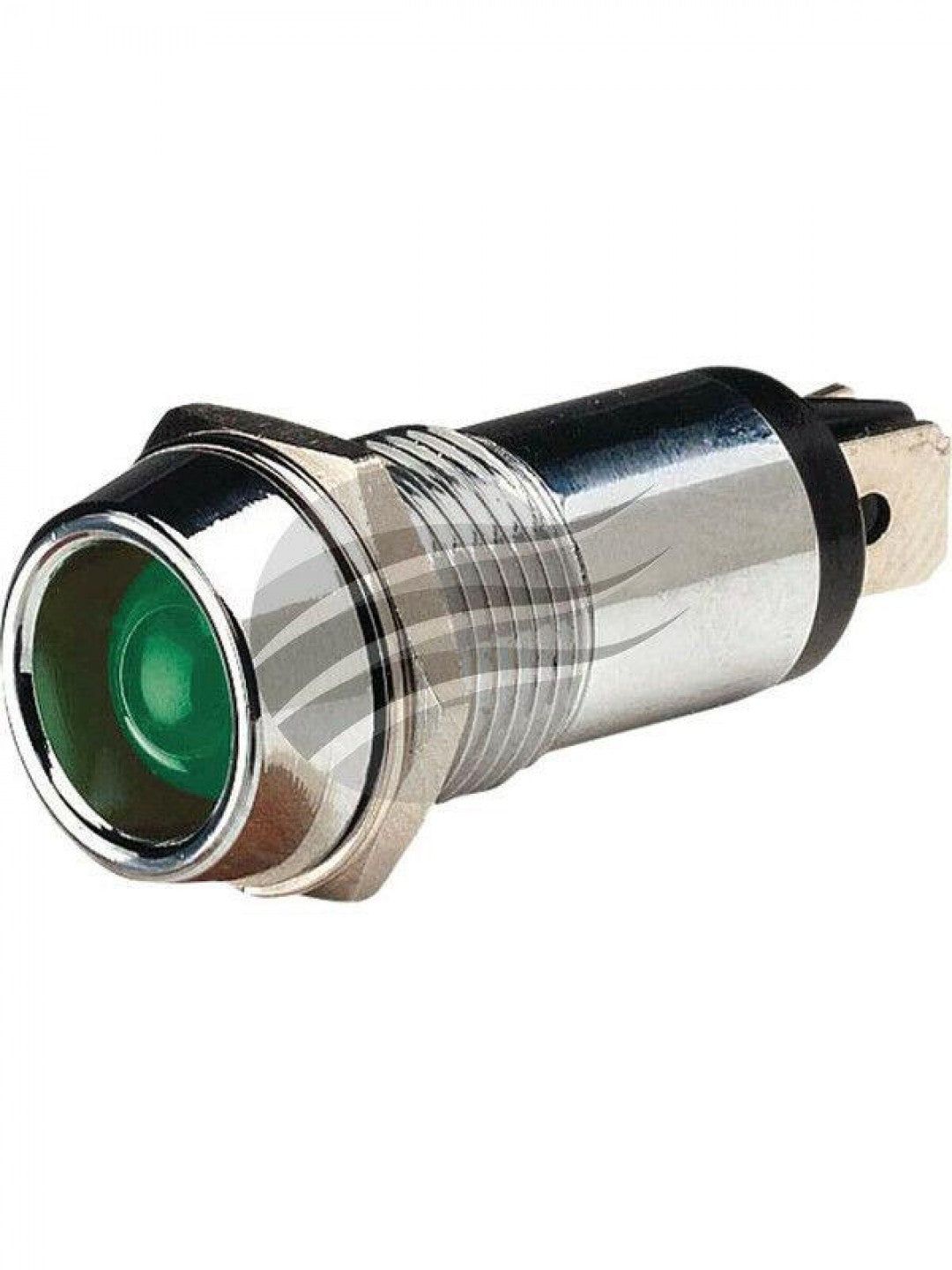 Jaylec - Green LED Pilot Lamp 24 Volts with 2X Blade Terminals