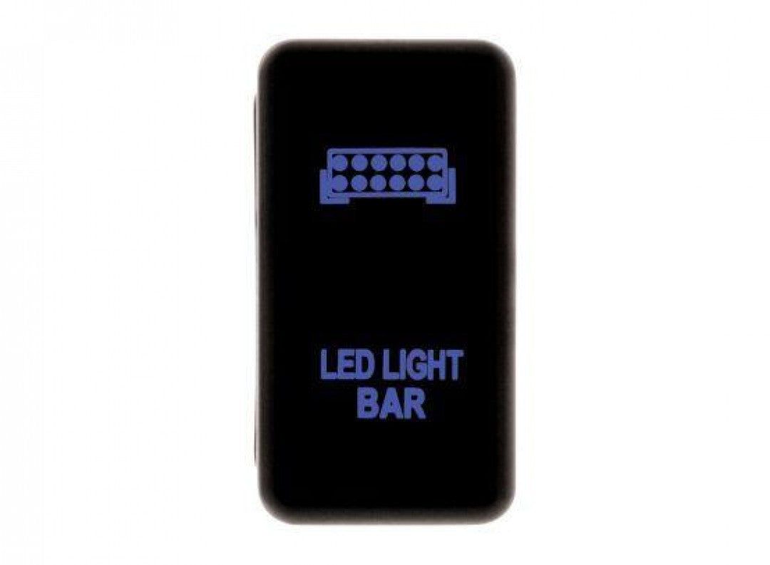 Hulk 4X4 - SWITCH PUSH BUTTON ON / OFF OE RPL 12V LIGHT BAR BLUE