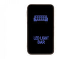 Hulk 4X4 - SWITCH PUSH BUTTON ON / OFF OE RPL 12V LIGHT BAR BLUE