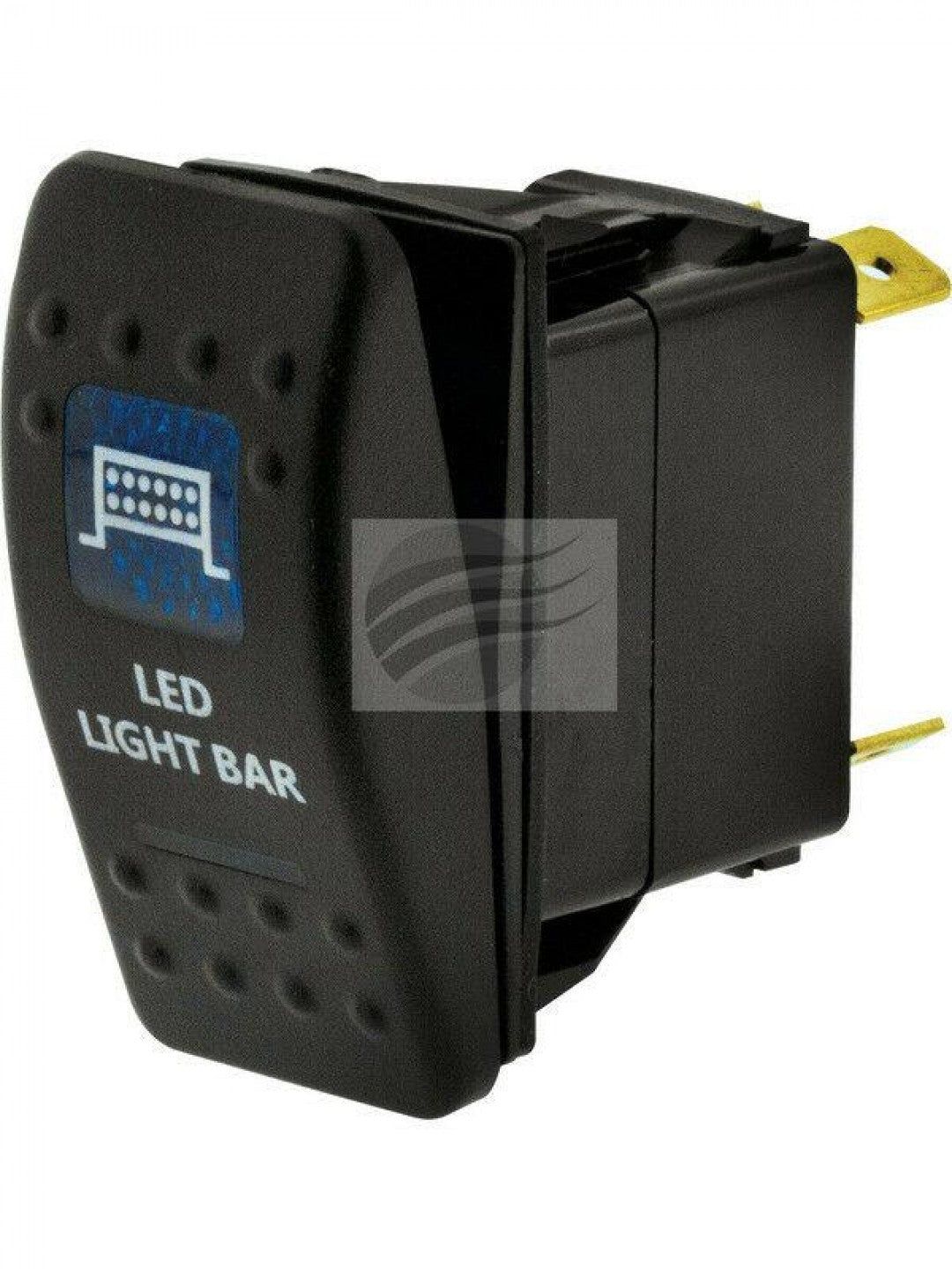 Jaylec - Switch Rocker On Off 12/24 Volts 20 Amps @ 12 Volts LED Light Bar Symbol Blue