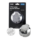 TAG | 7-Pin Large Round Socket (Vehicle Side) | Universal Fitting | UNT037