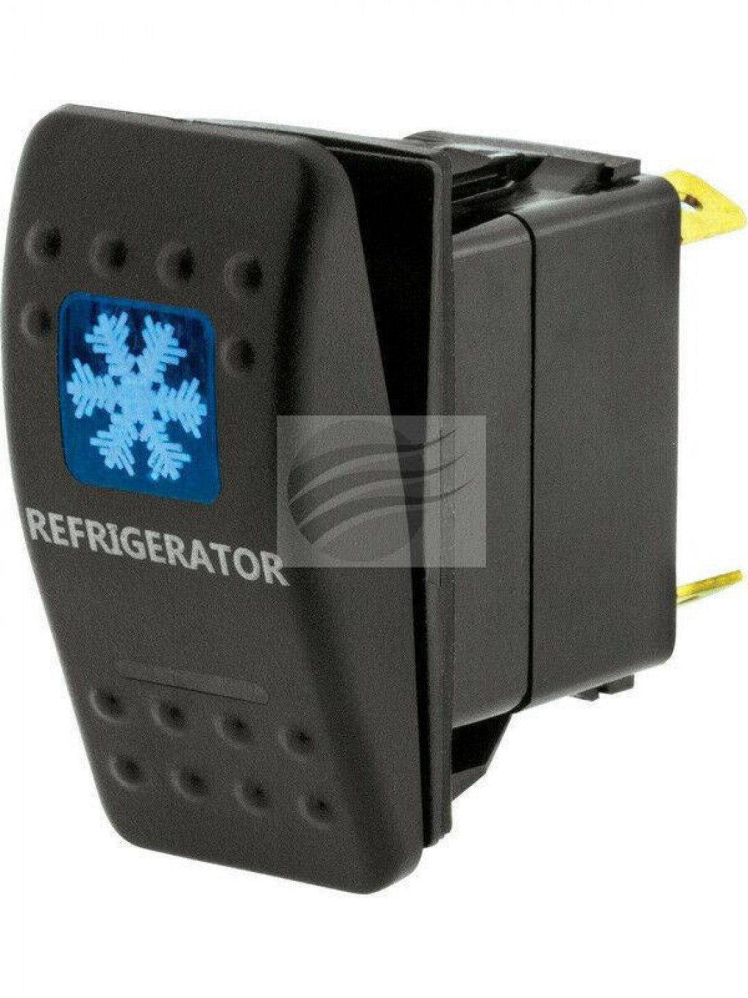 Jaylec - Switch Rocker On Off 12/24 Volts 20 Amps @ 12 Volts Refrigerator Symbol Blue