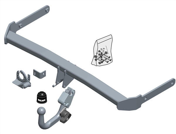 BRINK | Detachable Towbar | Volkswagen T-ROC A11 D11 2017–ON | BR-647300