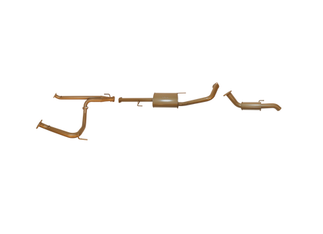 Pacemaker King Brown | Single 2.5" Cat Delete Exhaust Kit | Toyota Prado 120 4.0L V6 2002–2009 | KB12214-XYMR