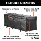 CURT - Weather Resistant Vinyl Cargo Bag (142cm x 46cm x 53cm)