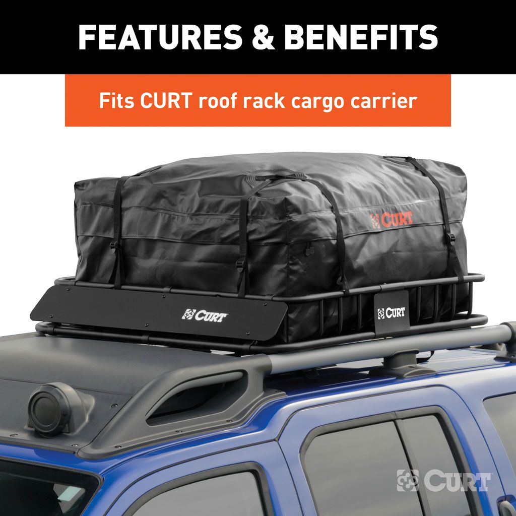 CURT | Weatherproof Vinyl Cargo Bag 96cm x 86cm x 46cm | 382L | 18220