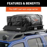 CURT | Weatherproof Vinyl Cargo Bag 96cm x 86cm x 46cm | 382L | 18220