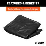 CURT | Weatherproof Vinyl Cargo Bag 96cm x 86cm x 46cm | 382L | 18220