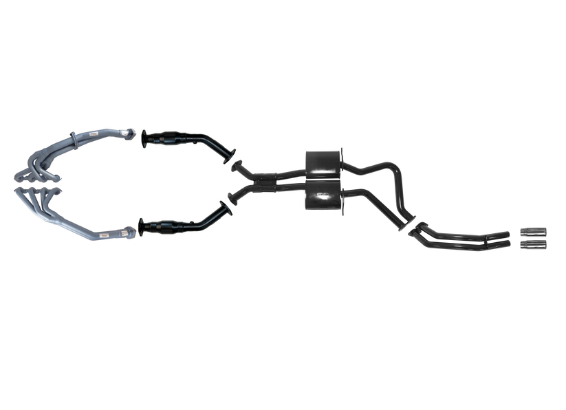 Pacemaker 2.5" Performance Exhaust System with Tri-Y Headers for Holden Commodore VZ 6.0L V8 Wagon (Rear Pipe Only) - PP5367-34