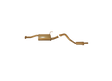 Pacemaker King Brown | 2.5" Exhaust Kit | Toyota Prado 95 Series 3.4L V6 Petrol | KB12205-XXMR