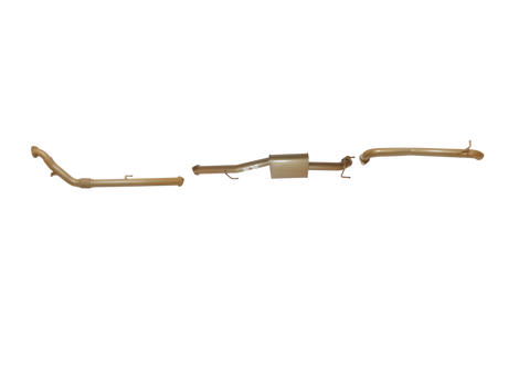 Pacemaker King Brown | Single 3" Turbo Back Exhaust with Centre Muffler | Toyota Hilux 150 Series | KB12110-XXMX