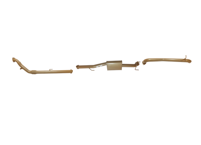 Pacemaker King Brown | Single 3" Turbo Back Exhaust with Centre Muffler | Toyota Hilux 150 Series | KB12110-XXMX