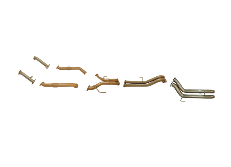 Pacemaker King Brown | Twin 3" Turbo Back Straight Pipe | Toyota LandCruiser 200 Series 2008–09/2015 | KB12031-XXXX