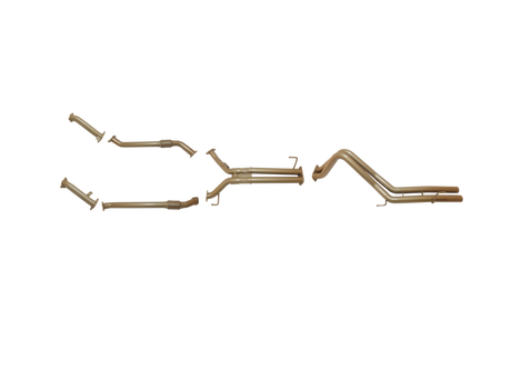 Pacemaker King Brown | Twin 2.5" Turbo Back Straight Pipe | Toyota LandCruiser 200 Series 2008–09/2015 | KB12030-XXXX
