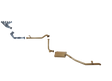 Pacemaker King Brown | 2.5" Exhaust & Headers Kit | Toyota Landcruiser 75 Series Troopy 4.2L Diesel | KB12000-HMX
