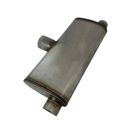 REDBACK | 3" In / Twin 2.5" Out East-West Performance Muffler 9"x4" Oval 20" Long | STR7765-409-CT20
