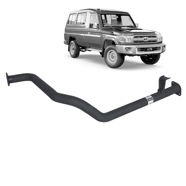 REDBACK - Toyota Landcruiser 75 (1990 - 1999), 78 Series (1990 - 2007) 4.2L 1HZ Performance Intermediate Pipe Assembly