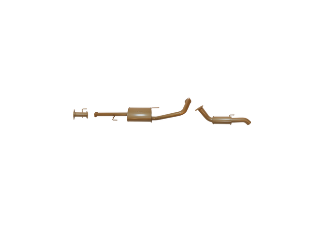 Pacemaker King Brown | 2.5" Cat-Back Exhaust Kit | Toyota Prado 120 Series 4.0L V6 Petrol 2002-2009 | KB12214-CB-MR