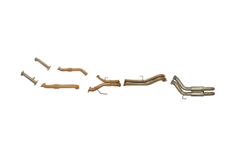 Pacemaker King Brown | Twin 3" Turbo Back Exhaust with Rear Resonator | Toyota LandCruiser 200 | KB12031-XXXR