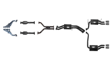 Pacemaker Performance Exhaust System with Tri-Y Headers for Ford Falcon BF FPV GT 5.4L Boss V8 2005–2008 - PP4018-03