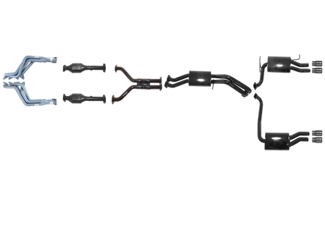 Pacemaker Performance Exhaust System with Tuned Headers for Ford Falcon FG FG-X XR8 GT 5.0L Supercharged 2008–2016 - PP4170-04
