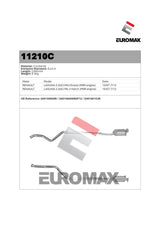 DPF Kit for Renault Laguna Mk3 2.0L dCi M9R (2007–2012) – Euromax Diesel Particulate Filter