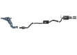 Pacemaker Performance Exhaust System with Competition Headers for Ford Falcon BA BF XR6 Sedan 4.0L Barra 2002–2008 - PP4495-04