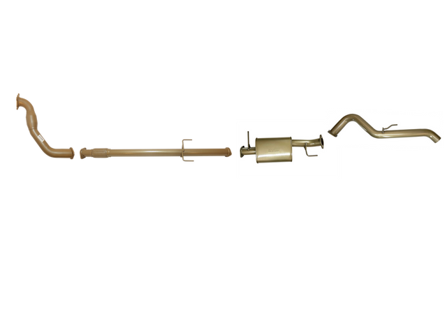 Pacemaker King Brown | Single 3" Turbo Back Exhaust with Cat & Muffler | Mitsubishi Triton ML 3.2L TD 2006-2009 | KB9100-XCMX