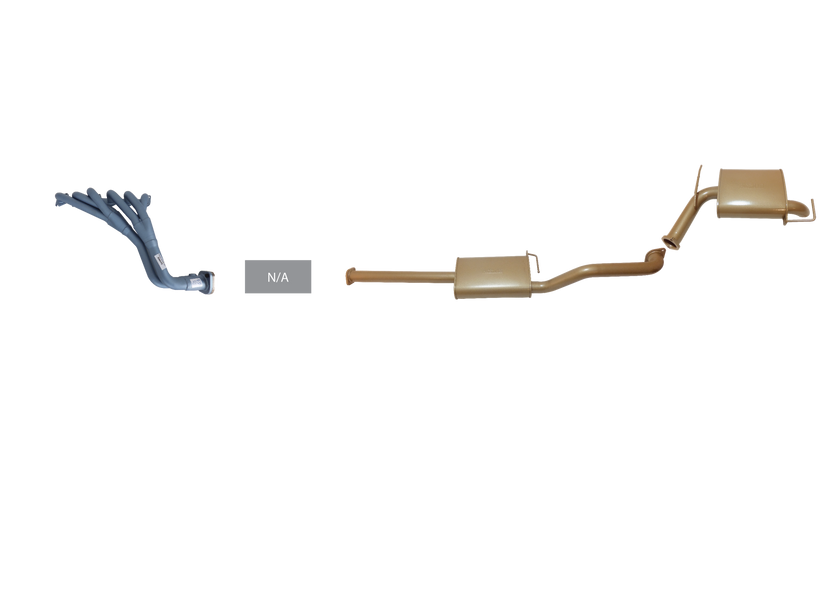 King Brown - Ford Territory SY 2WD & 4WD 4L Twin Cam - Single 2 1/2" with Headers Kit