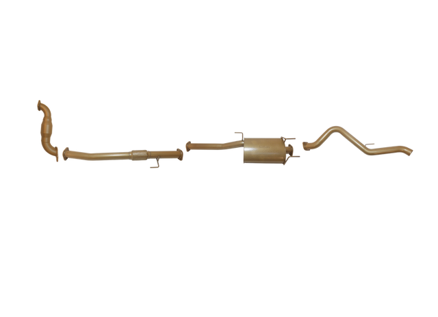Pacemaker King Brown | Single 3" Turbo Back Exhaust with Cat & Muffler | Isuzu D-MAX 3.0L TD 2012-2017 | KB8510-XCMX