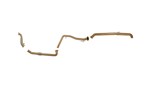 Pacemaker King Brown | Single 3" Turbo Back Straight Pipe | Nissan Navara D40 2.5L TD | KB9410-XXXX