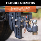CURT | Replacement Rebellion XD Accessory Mount Pins | 2-Pack | 45976-85