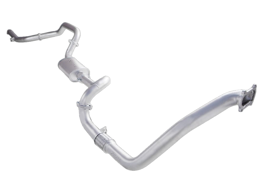 XForce | 3" Turbo Back Exhaust System No Cat | Toyota Landcruiser 80 Series 4.2L TD 1989–1998 | E4-TL80-02-TBS