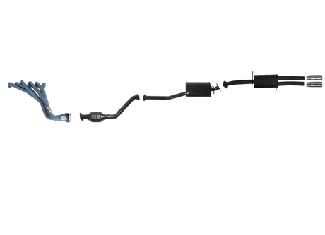 Pacemaker 3" Exhaust System with Headers & Cats for Ford Falcon BA BF FG XL XLS Ute 4.0L Barra 2002–2014 - PP4490-07