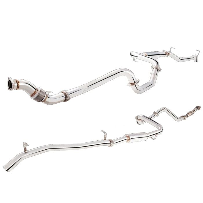 Xforce | 3" Mild Steel Turbo Back Exhaust System | Toyota Landcruiser 76 Series Wagon 2007-2016 | EM-TL76-TBS